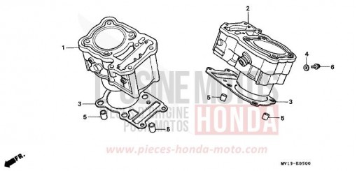 CYLINDRE XRV750L de 1990